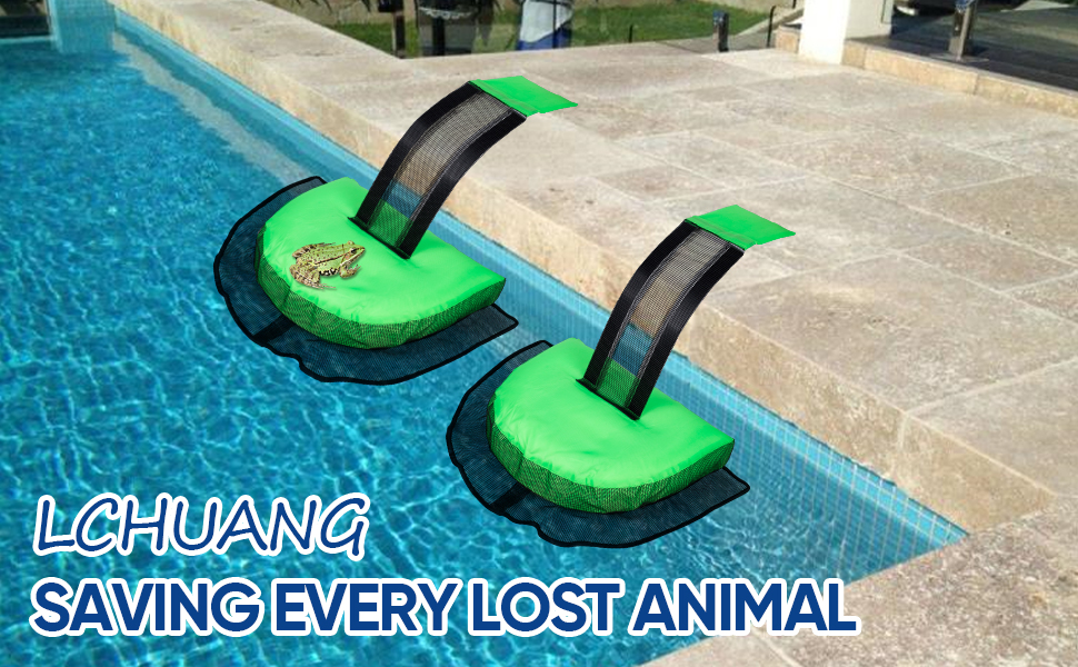 2Pcs Pro Animal Frog Wildlife Saving Saver Escape Ramp
