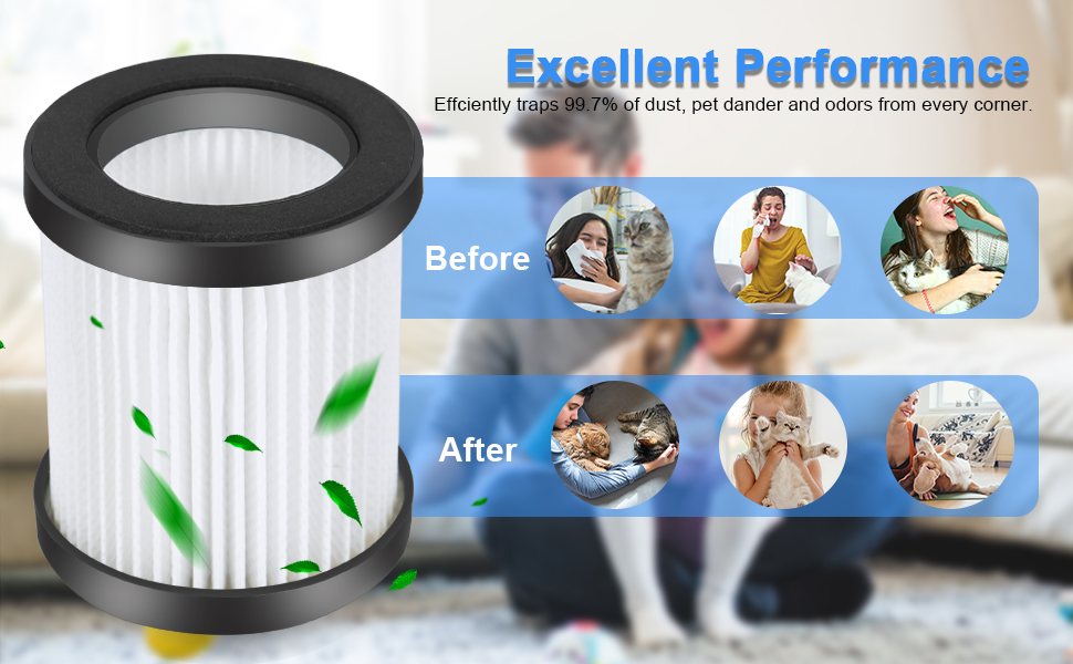 VBK XL618A Filters HEPA Replacement Vacuum Filter