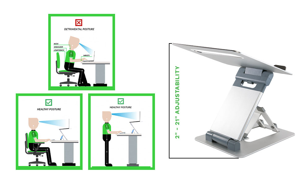 obVus Solutions minder Laptop Tower II Stand with