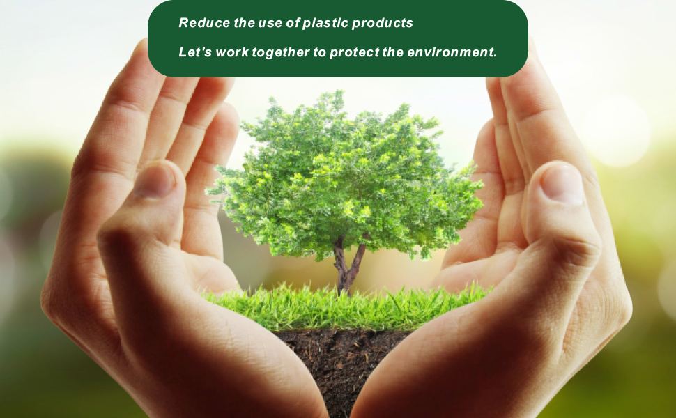 Let's reduce the use of plastic products