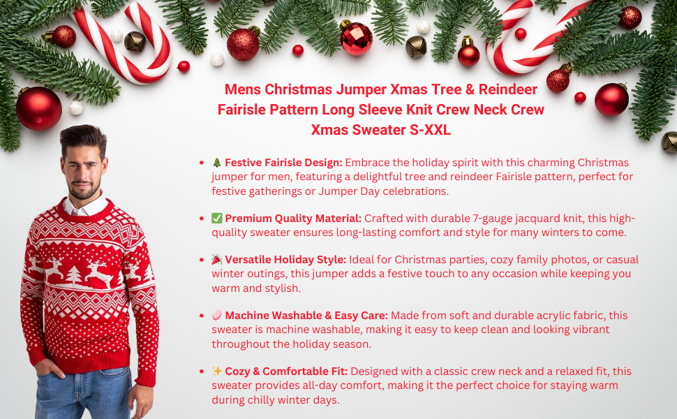 Mens Christmas Jumper Xmas-05