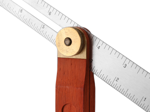 WORKPRO Jeu De 2 Equerres De Menuisier, Equerre 200 Mm Et Fausse Equerre 230 Mm Avec Lame En Acier Inoxydable Et Manche En Bois Rouge Idéal Pour Menuisier, Charpentier Et Travail Du Bois 17 Angle réglable de 0 à 360 degrés