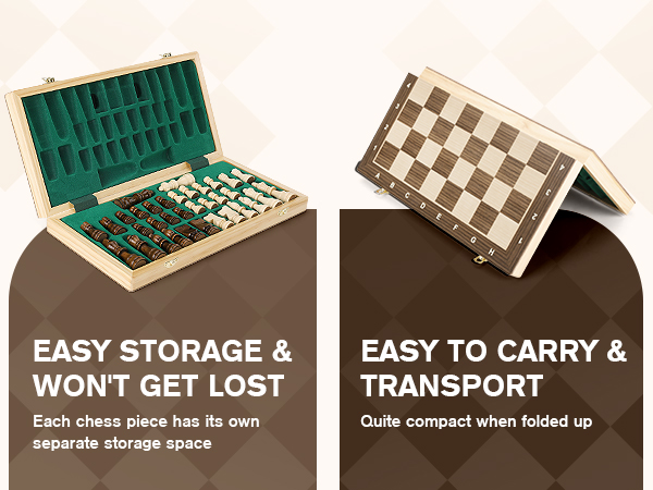 Chess Set | Wooden Magnetic Chess Board