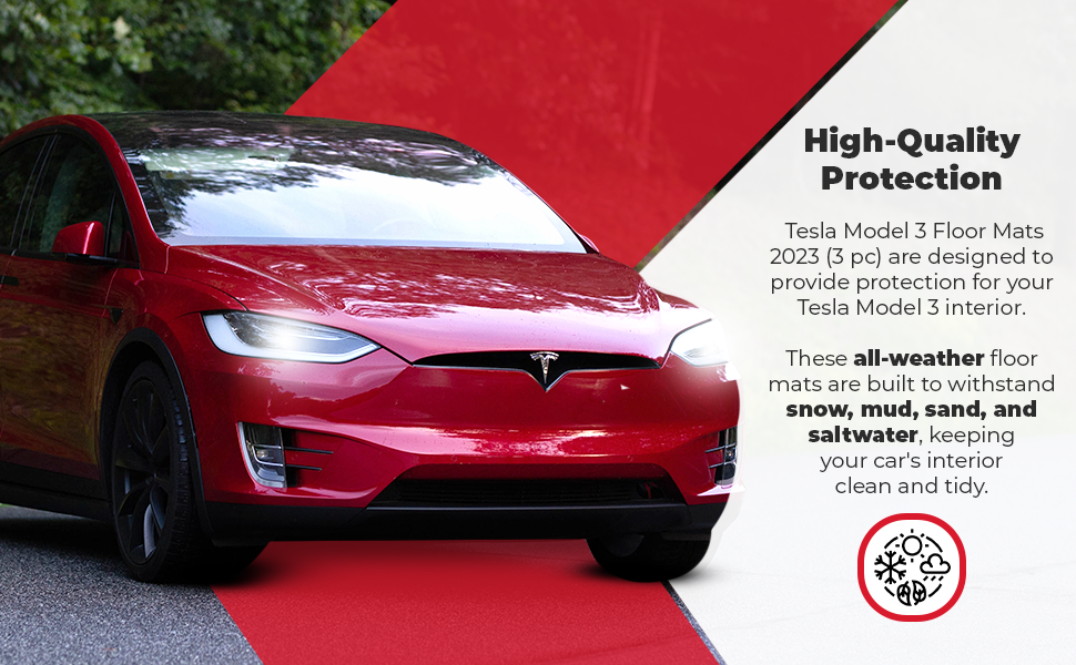 Floor Mats for Tesla Model 3 Floor Mats 2020 2021 2022 2023