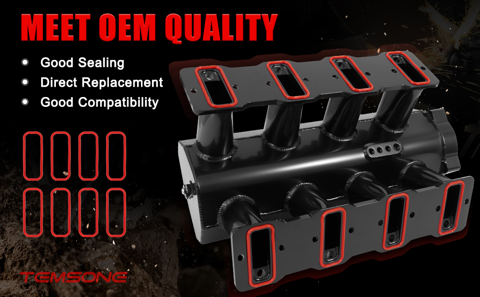 TEMSONE LS1 LS6 Fast LSX Intake Manifold Seal Oring Gasket Set Compatible with