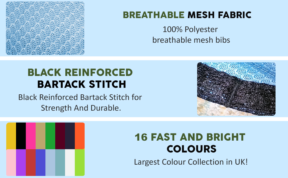 Prospo® Training Bibs [10 Pack] Pro Football Training Vests 16