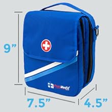 PracMedic Bags Medical Cooler Travel Bag- Grab and Go Med Bag- Roomy and holds lots of medication
