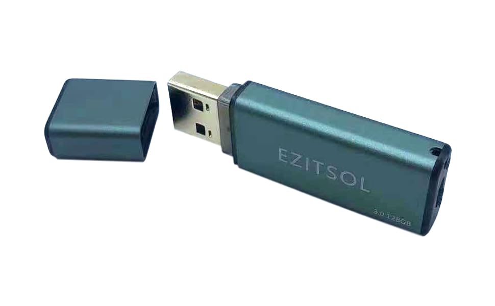 EZITSOL 64GB/128GB Write Protect USB Flash Drive with