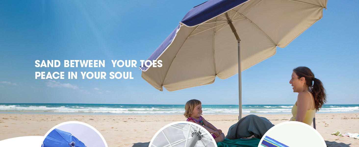 Beach umbrella for Sand