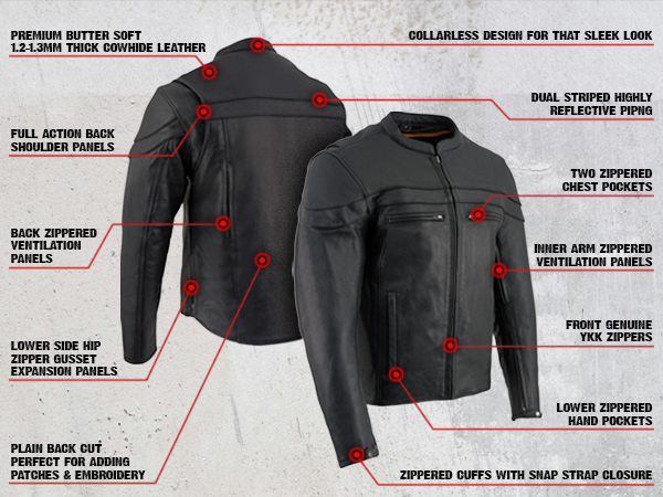 ミルウォーキー　レザー　ライダースジャケット Amazon.com: Milwaukee Leather Men's Premium Leather Vented