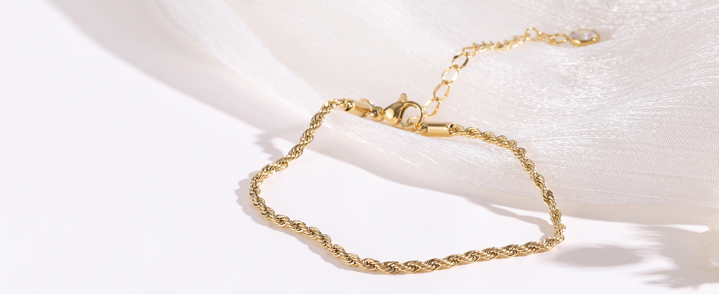 gold thin bracelet
