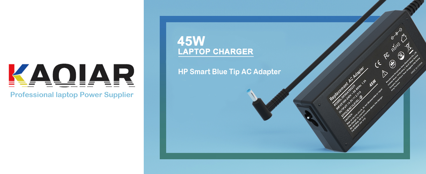 45W Laptop Charger for HP