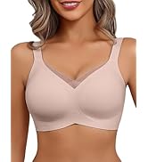 Avidlove Womens Seamless Bras No Underwire V Mesh Comfort Bralette Full Coverage Push Up Everyday...