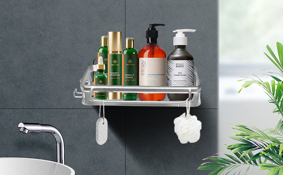 Detoypapa Shower Caddy, 2 Packs Shelf Organizer Rack
