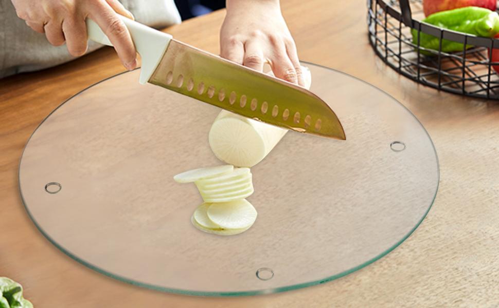 Hacaroa Set of 4 Tempered Glass Cutting Board