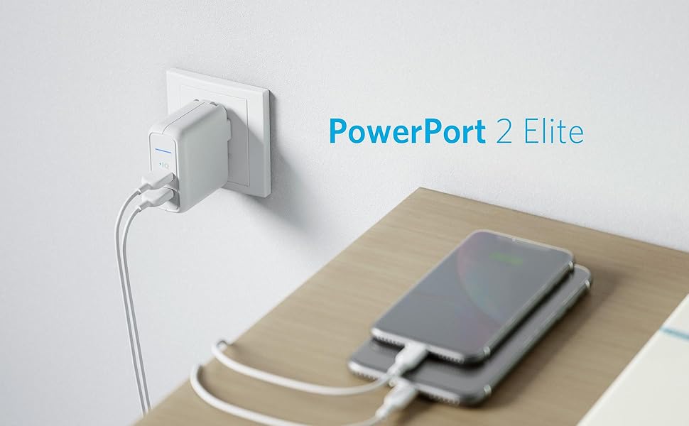 Amazon.com: USB Charger, Anker Elite Dual Port 24W Wall