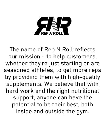 Rep N Roll is dedicated to providing nutritional support and helping you get more reps.