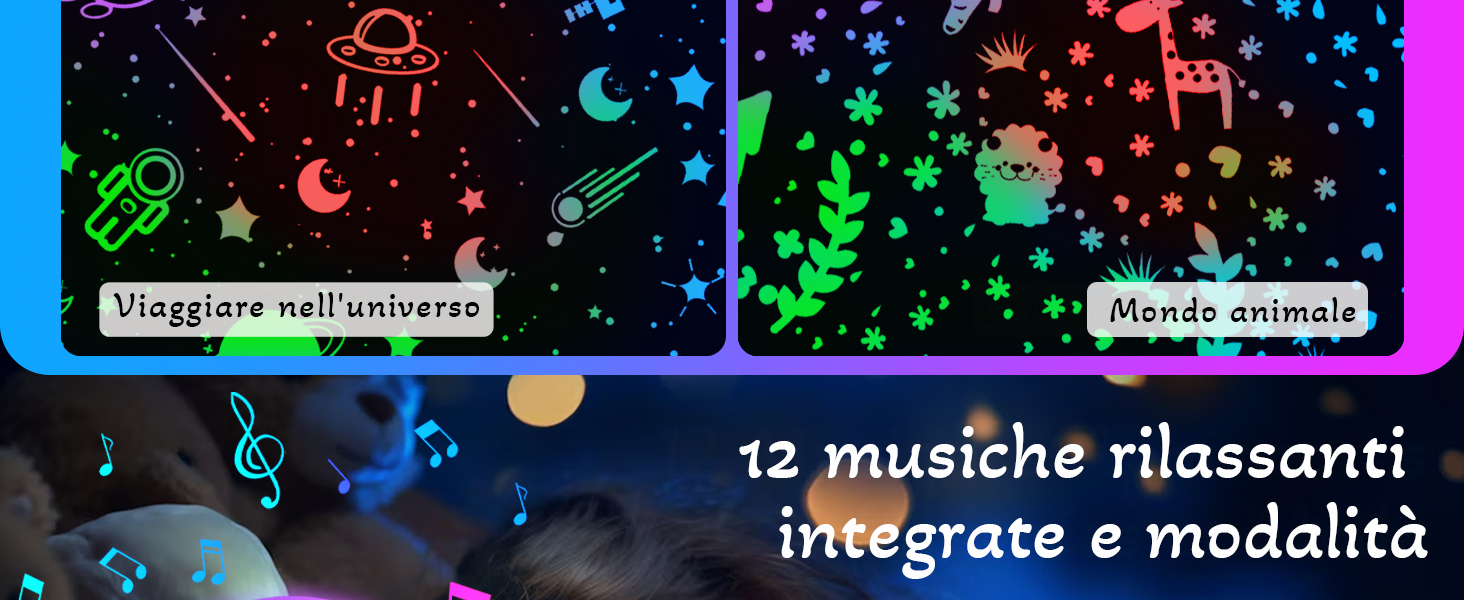 lampada proiettore bambini