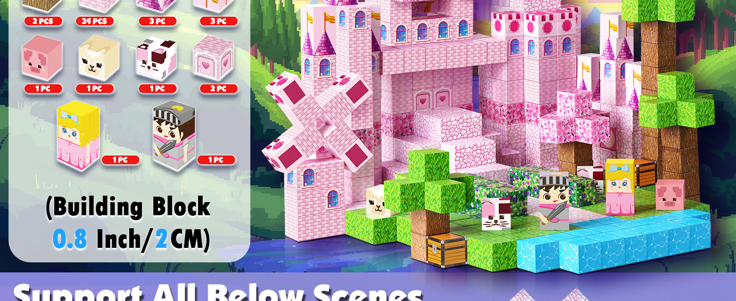 Magnetic Tiles Cubes