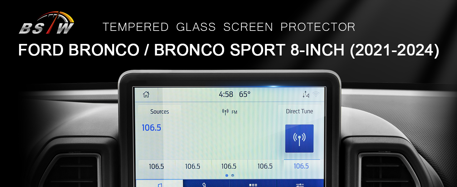 Bronco Screen Protector 8 In