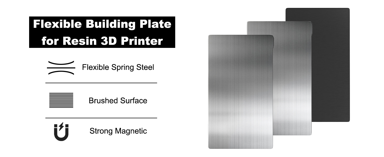 flexible building plate for resin 3d printer