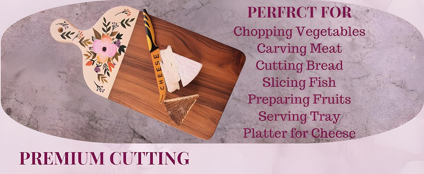 Enjoy long-lasting performance with our thick cutting board.