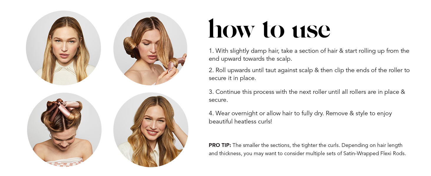 hair curlers to sleep in kitsch silk hair wrap for sleeping curlers hair rollers for medium hair