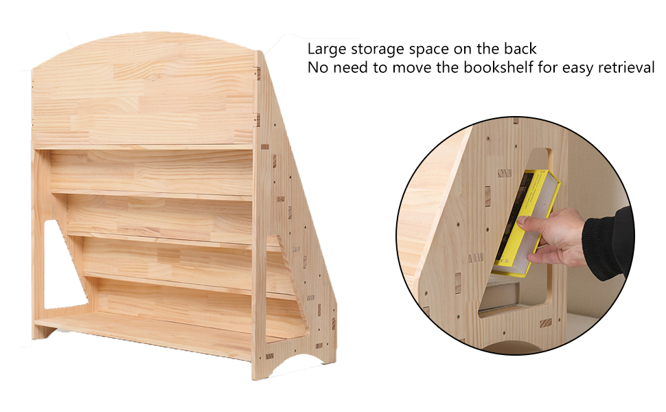 Montessori Bookshelf for Toddlers
