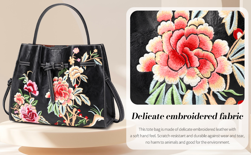 Delicate embroidered fabrie