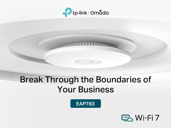 EAP783 BE19000 Wi-Fi 7 アクセスポイント 最大19Gbpsの驚異的な通信スピードを実現！】法人向けBE19000 Wi