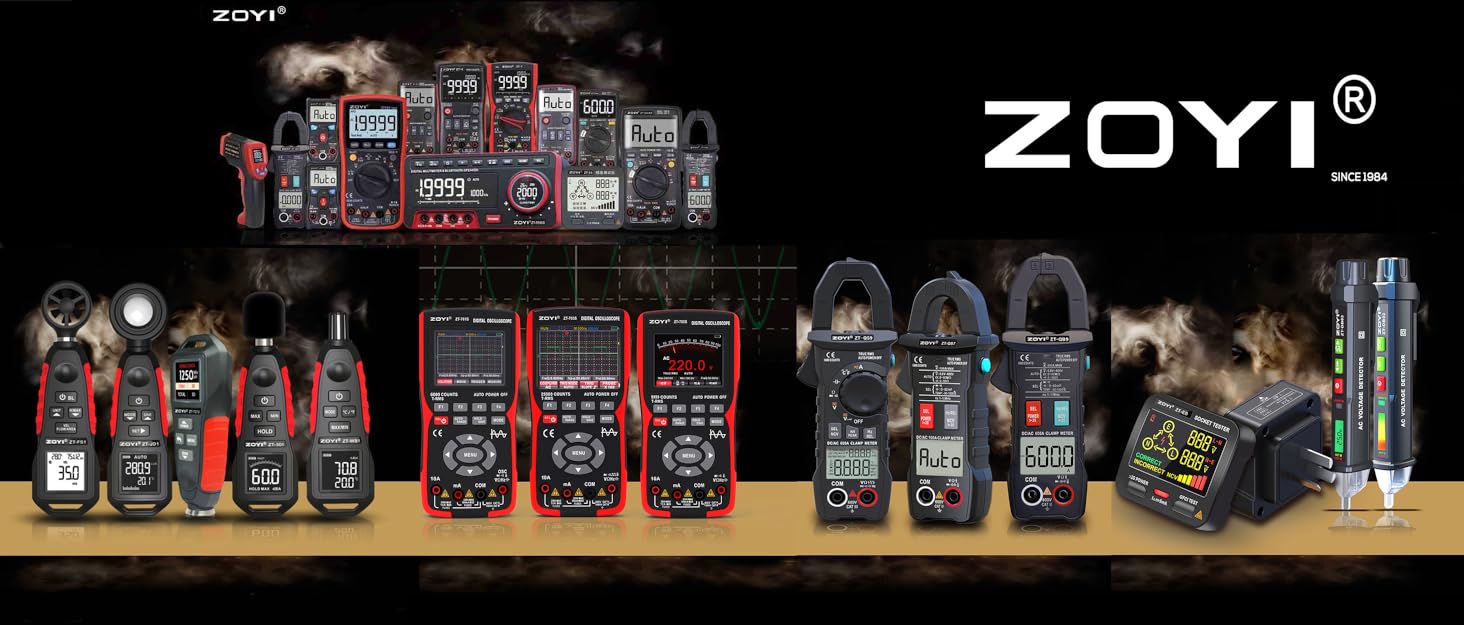 Smart Socket Tester with RCD Trip ZOYI ZT-E10, LED Color Display Leakage Mains Wiring Tester Plug, UK Plug Socket Tester, Wire Indication Household Safety Inspections, NCV (Battery Included) 9 ZOYI instruments