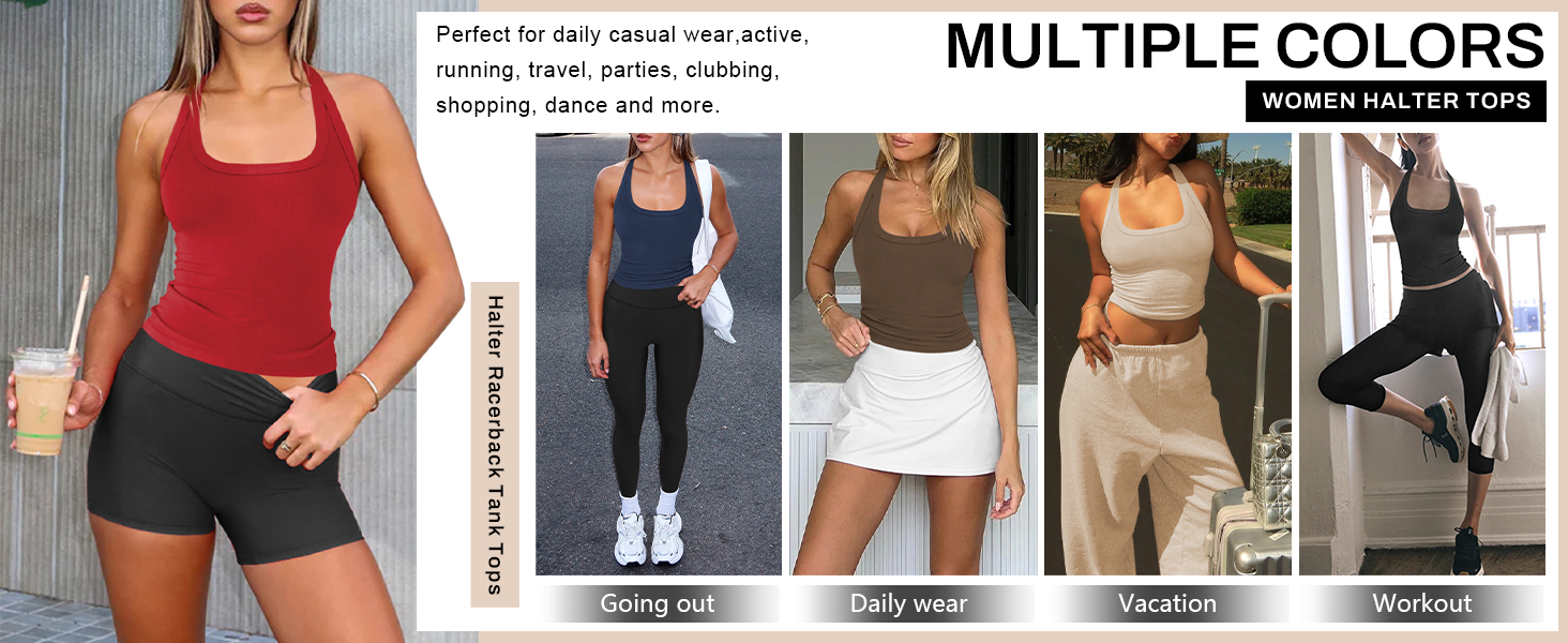 Women workout ribbed top