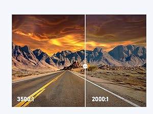 Gawfolk 24.5 Inch Gaming Curved Monitor Built-in Speakers, 3000R 120Hz PC Screen Full HD 1080