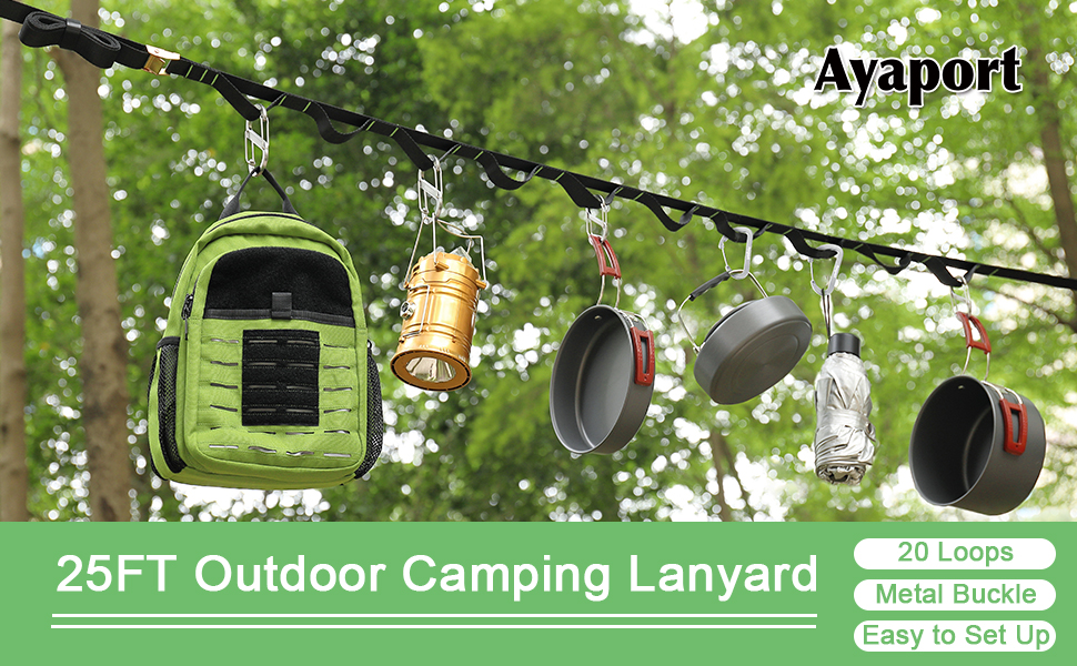 campsite storage strap