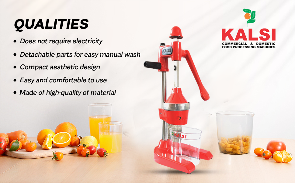 Buy Kalsi Premium Aluminium Hand Press Juicer Squeezer for Fruits