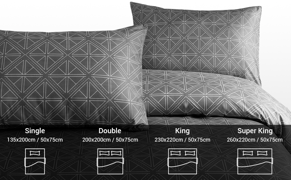 Pamposh King Size Duvet Cover Set Reversible Bedding King Size Duvet