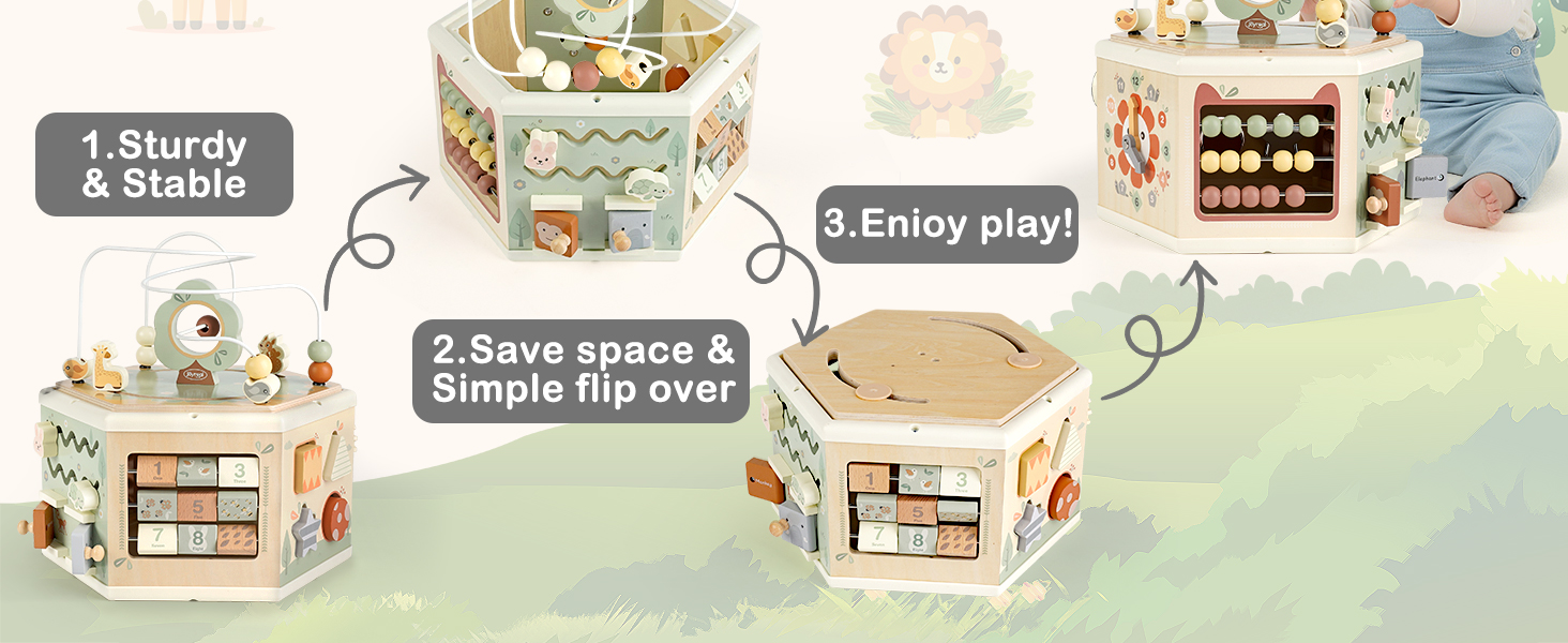 activity cube for 1 year old