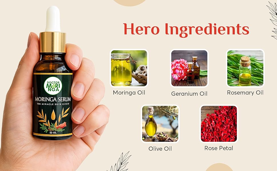 Ingredients of Moringa Serum