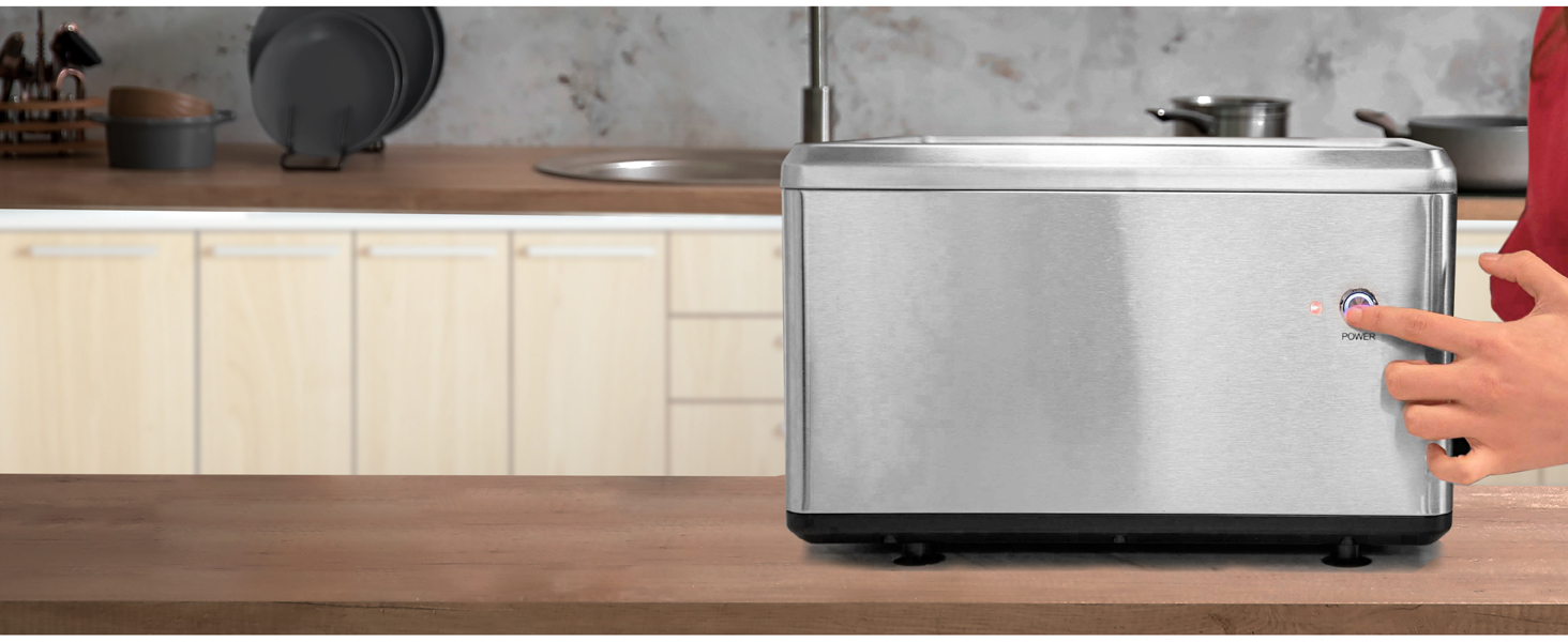 Amazon.de Zoomyo RolleisMaschine, Eismaschine mit Eisplatte zum Eis