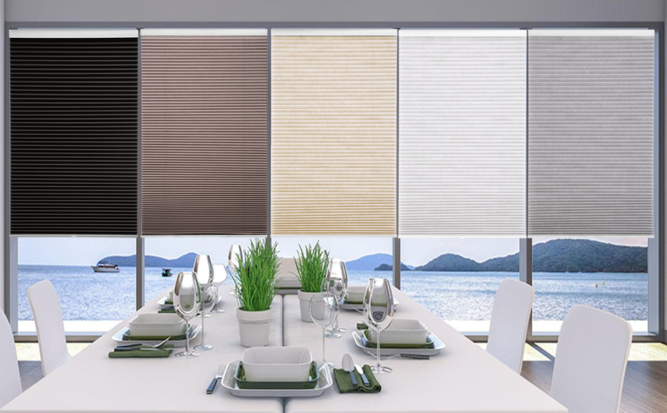 Cellular Window Blinds Cordless Window Treatment Blinds