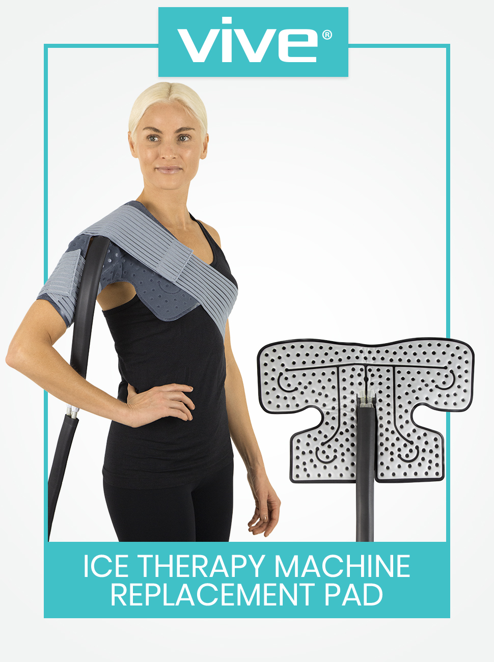 Vive Ice Therapy Machine Replacement Pads for Shoulder