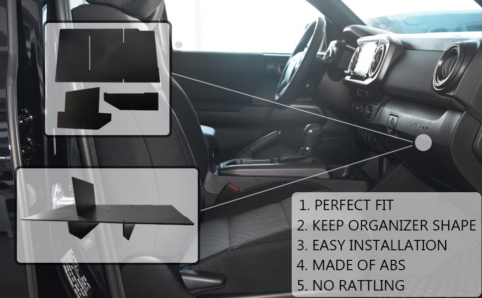 TACOBRO Glove Box Dividers Organizer Compatible with Toyota