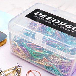 DEEDYGO cute paper clips with holder box