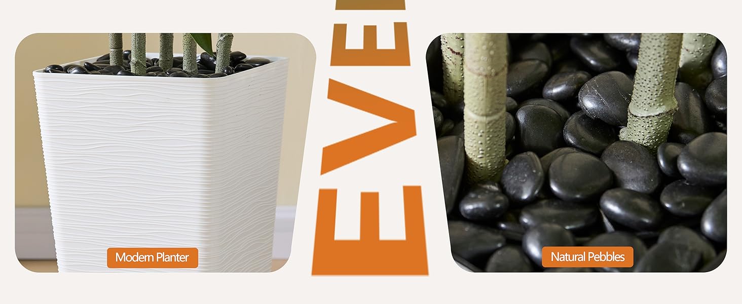 artificial tree fake plant indoor outdoor decor faux floor plant realistic greenery home office