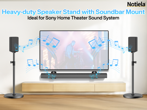Amazon.com: Heavy-Duty Speaker Stands Pair for Sony Speaker