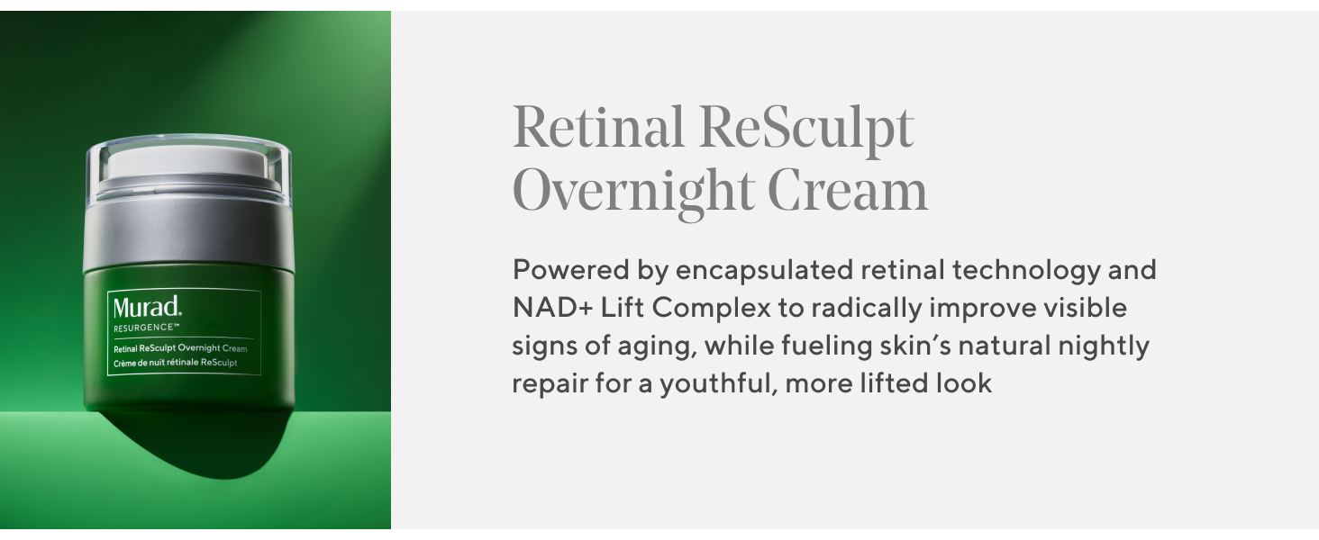 retinal overnight cream, night cream, retinal night cream, facial cream