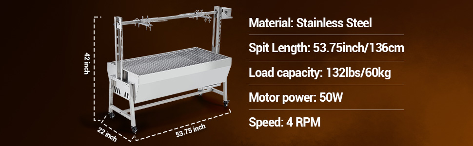 Stainless Steel Rotisserie Grill - Banner