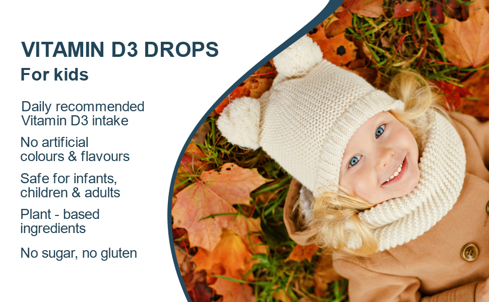 Free Vegan Vitamin D3 Drops for Infants & Children