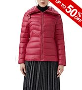 Orolay Women's Lightweight Winter Down Jacket Quilted Packable Warm Coat with Wide Collar