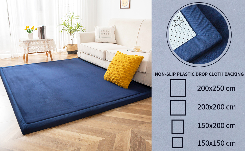 BYBYME Coral Velvet Rug